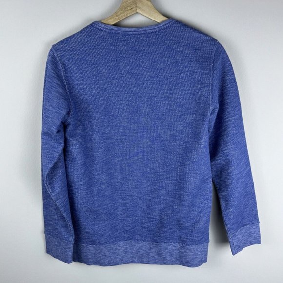 Southern Tide Kids Large Cotton Blend Blue Pullover Sweater - Picture 3 of 6